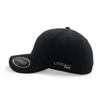 Urban Zoo Brooklyn 101 6 Panel Fitted Cap Black S/M