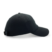Urban Zoo Yonkers 106 Dad Cap w/ Cloth Strap Black OSFA