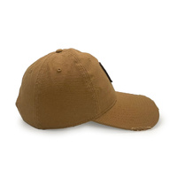 Gilroy Co. Great Northern Distressed Patch Ball Park Dad Hat Dark Sand OSFM