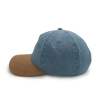 Gilroy Co. Victoria Bitter Denim & Suede Retro Dad Hat Multi OSFM