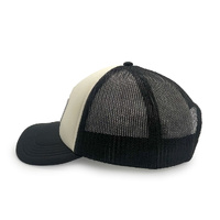 American Needle Jack Daniel's Two Tone Patch Valin Foamy Trucker Hat Black/Ivory OSFM