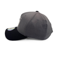 Mitchell & Ness Las Vegas Raiders Flexfit 110 Pinch Charcoal/Black OSFM