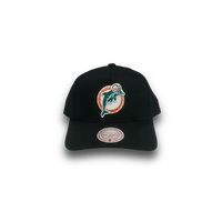 Mitchell & Ness Miami Dolphins Pro Pinch Black & Team Core OSFM