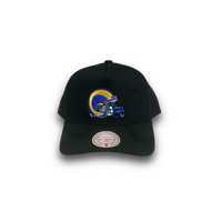 Mitchell & Ness St. Louis Rams/Los Angeles Rams Pro Pinch Black & Team Core OSFM