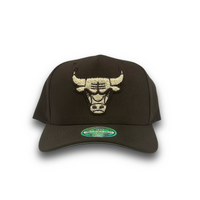 Mitchell & Ness Chicago Bulls Flexfit 110 Winter Colour Brown OSFM