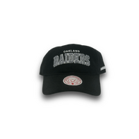 Mitchell & Ness Oakland Raiders Dad Hat Bouncle Arch Black OSFM