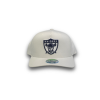 Mitchell & Ness Oakland Raiders Flexfit 110 Seasonal White OSFM