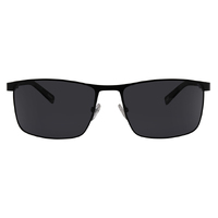 Bill Bass Jacques 28232 Satin Black / Grey Polarised Lenses