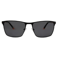 Bill Bass Tanner 28317 Black w Orange / Grey Polarised Lenses