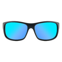 Dirty Dog Phin 53448 Satin Black / Ice Blue Mirror Polarised Lenses