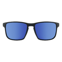Dirty Dog Spark 53673 Satin Black / Ice Blue Mirror Polarised Lenses