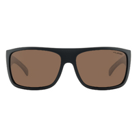 Dirty Dog Anvil 53679 Satin Black / Brown Polarised Lenses