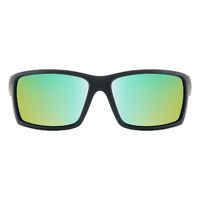 Dirty Dog Knuckle 53719 Satin Black / Green Mirror Polarised Lenses