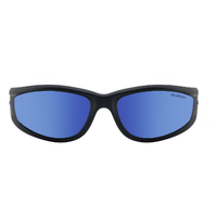 Dirty Dog Banger 53730 Satin Black / Blue Mirror Polarised Lenses