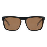 Dirty Dog Monza 53774 Satin Black / Brown Polarised Lenses