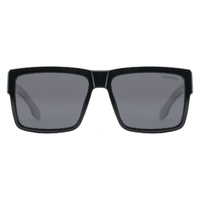 Dirty Dog Punk 53825 Shiny Black / Grey Polarised Lenses