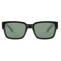 Dirty Dog Avenger 53834 Shiny Black / Green Polarised Lenses