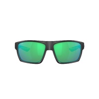 Costa Del Mar Bloke 6S9045 904510-61 Matte Black / Green Mirror Polarised Lenses