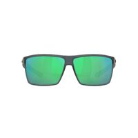 Costa Del Mar Rincon 6S9018 901801-63 Matte Smoke Crystal / Green Mirror Polarised Lenses