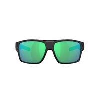 Costa Del Mar Diego 6S9034 903426-62 Matte Black / Green Mirror Polarised Lenses