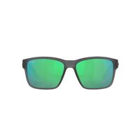 Costa Del Mar Paunch 6S9049 904904-57 Matte Smoke Crystal / Green Mirror Polarised Lenses