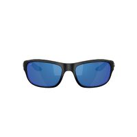 Costa Del Mar Clipperton 6S9119 911907-58 Matte Black / Blue Mirror Polarised Lenses