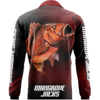 Mangrove Jacks Fishing Shirt Mangrove Jack Black Available in Various Sizes