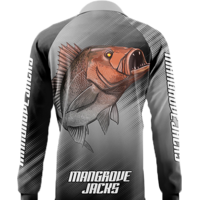 Fishing Shirt Mangrove Jack Grey Available In Various Sizes