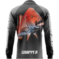 Mangrove Jacks Fishing Shirt Snapper Red Available In Various Sizes