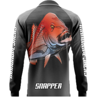 Fishing Shirt Snapper Red Available In Various Sizes