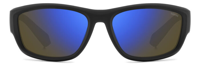 Polaroid PLD 2166/S 0VK 5X 62 Matte Black Blue / Blue Mirror Polarised Lenses