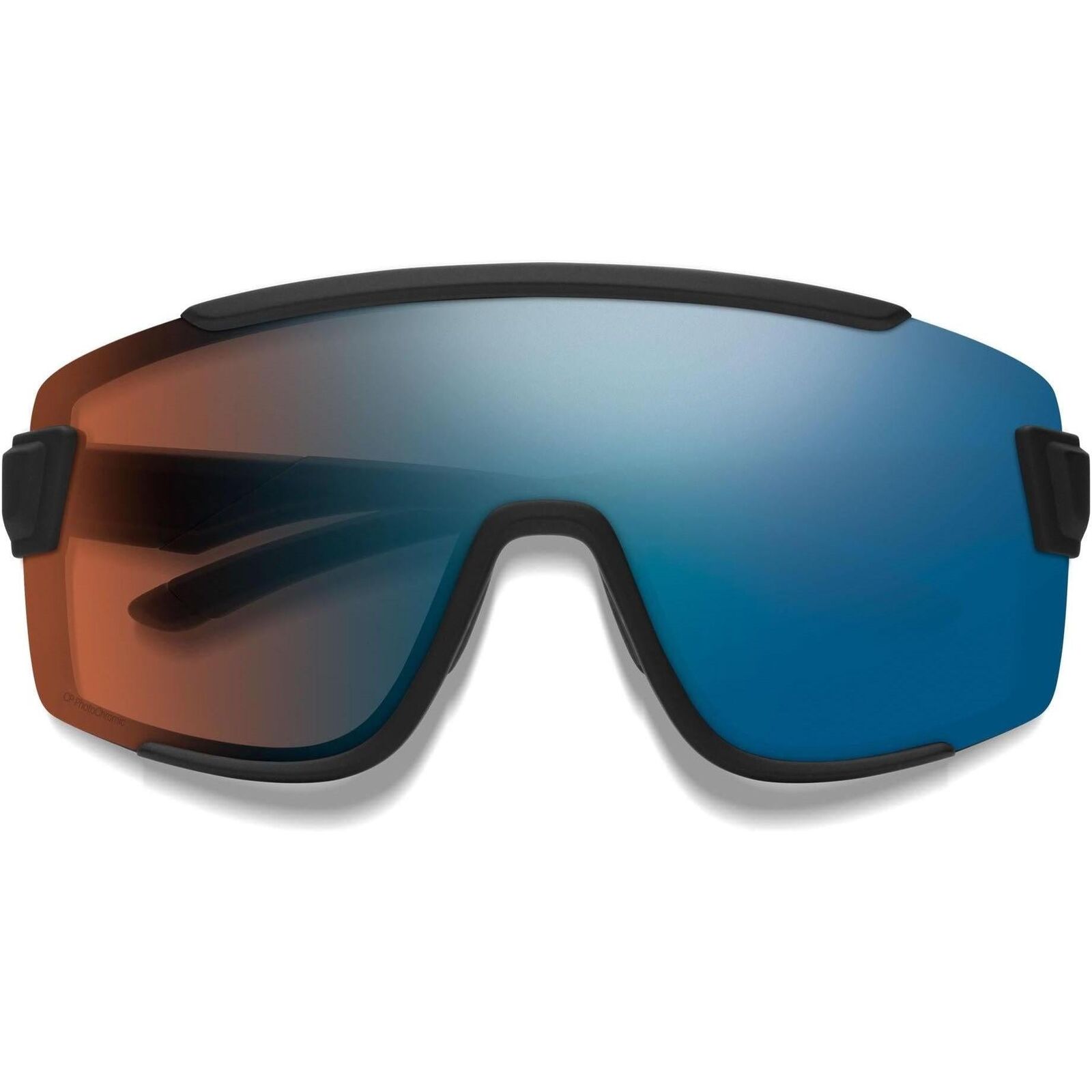 Smith Wildcat 003 GH 99 Matte Black / Copper Blue Mirror Chromapop Photochromic Lenses