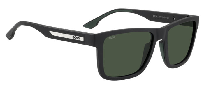 Hugo Boss BOSS 1907/S 807 QT 56 Black / Green Lenses