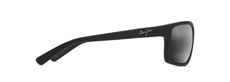 Maui Jim Sunglasses Byron Bay 746-02MR Matt Black Rubber Neutral Grey 
