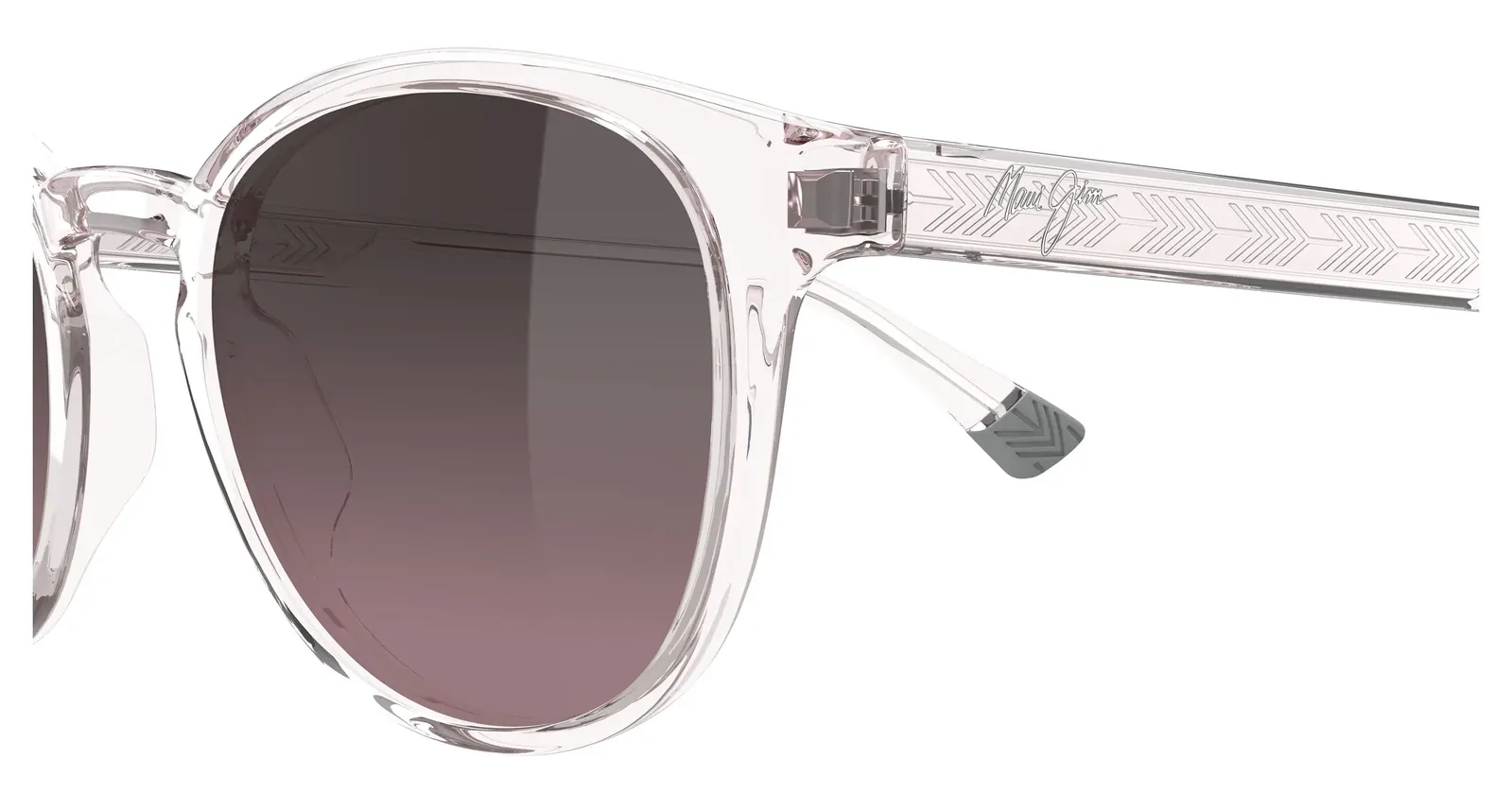 Maui Jim Hiehie MJ0636-028 Transparent Light Pink / Maui Rose Polarised Lenses