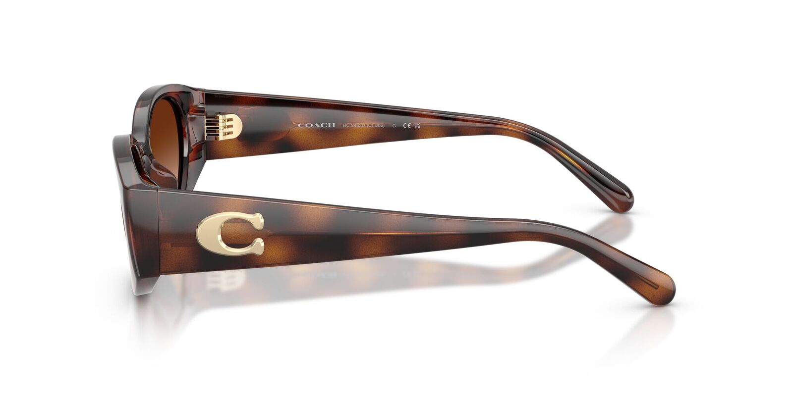 Coach CFU06 HC8462U 512074-54 Dark Tortoise / Brown Gradient Lenses