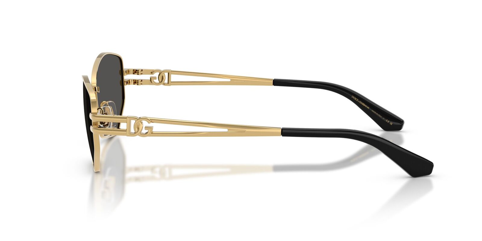 Dolce & Gabbana DG2338 02/87-58 Gold / Dark Grey Lenses