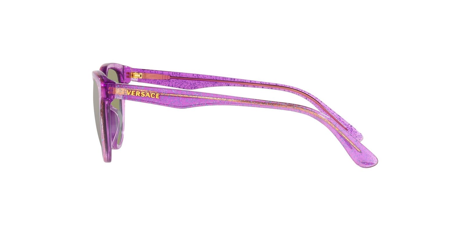 Versace 7-10 YEARS UNISEX - Sunglasses - transparent/violet/lilac -  Zalando.co.uk