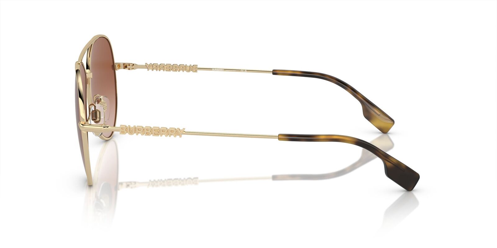 Burberry BE3147 110913-58 Light Gold / Brown Gradient Lenses