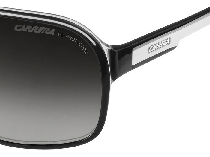 Carrera Grand Prix 2 T4M 9O 64 Crystal Black & White / Dark Grey Gradient  Lenses