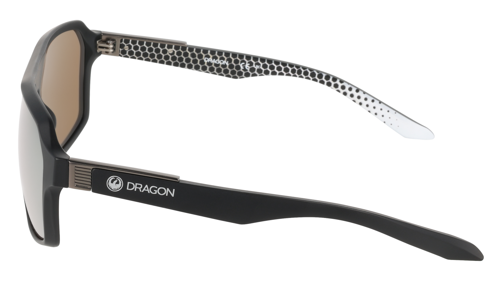 Dragon Mctwist DR814S 002-60 Matte Black Geo Trad / Silver Ion Luma Lenses