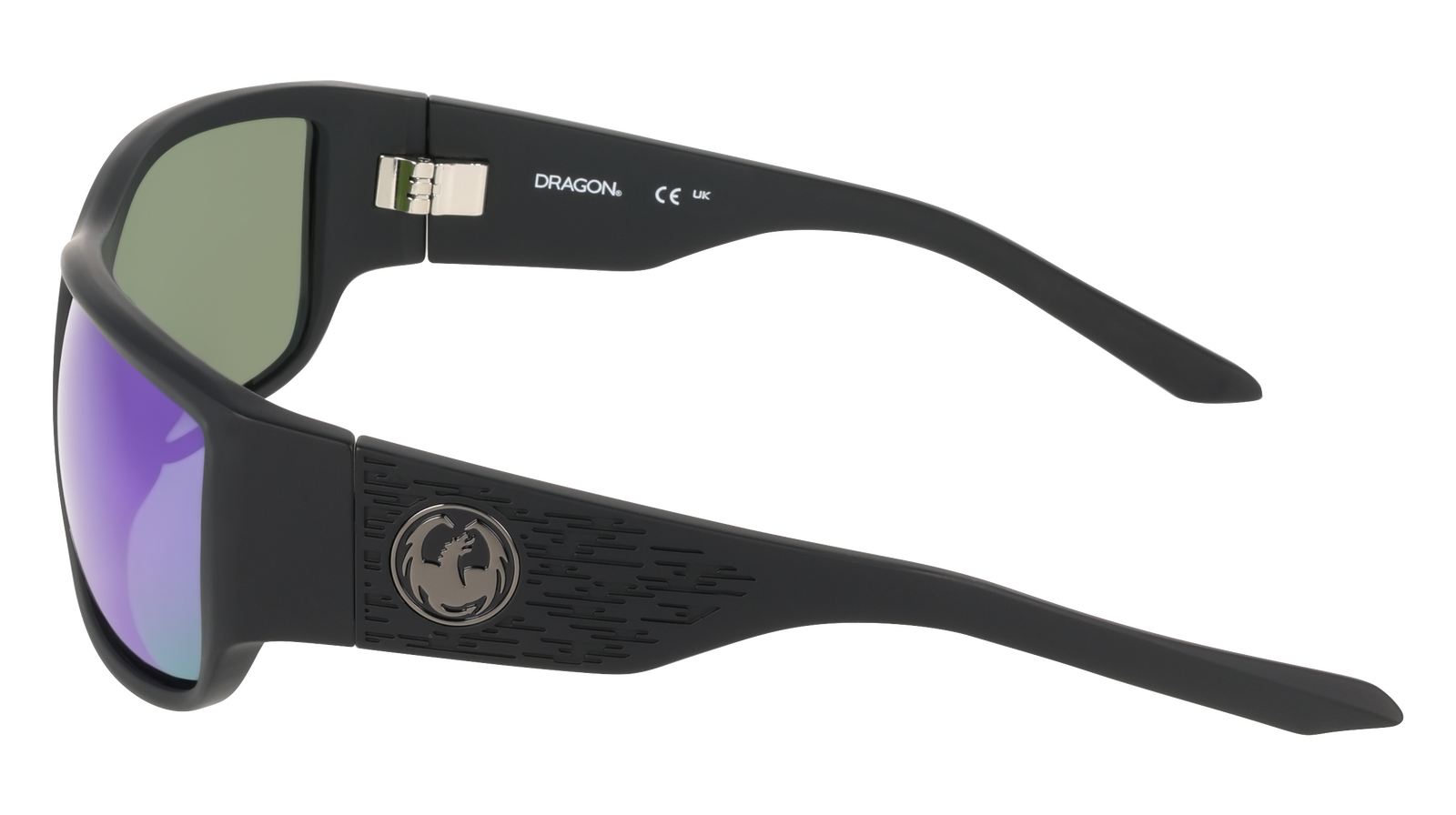 Dragon Blackout DR809S 006-62 Matte Black / Green Ion Polarised Luma Lenses