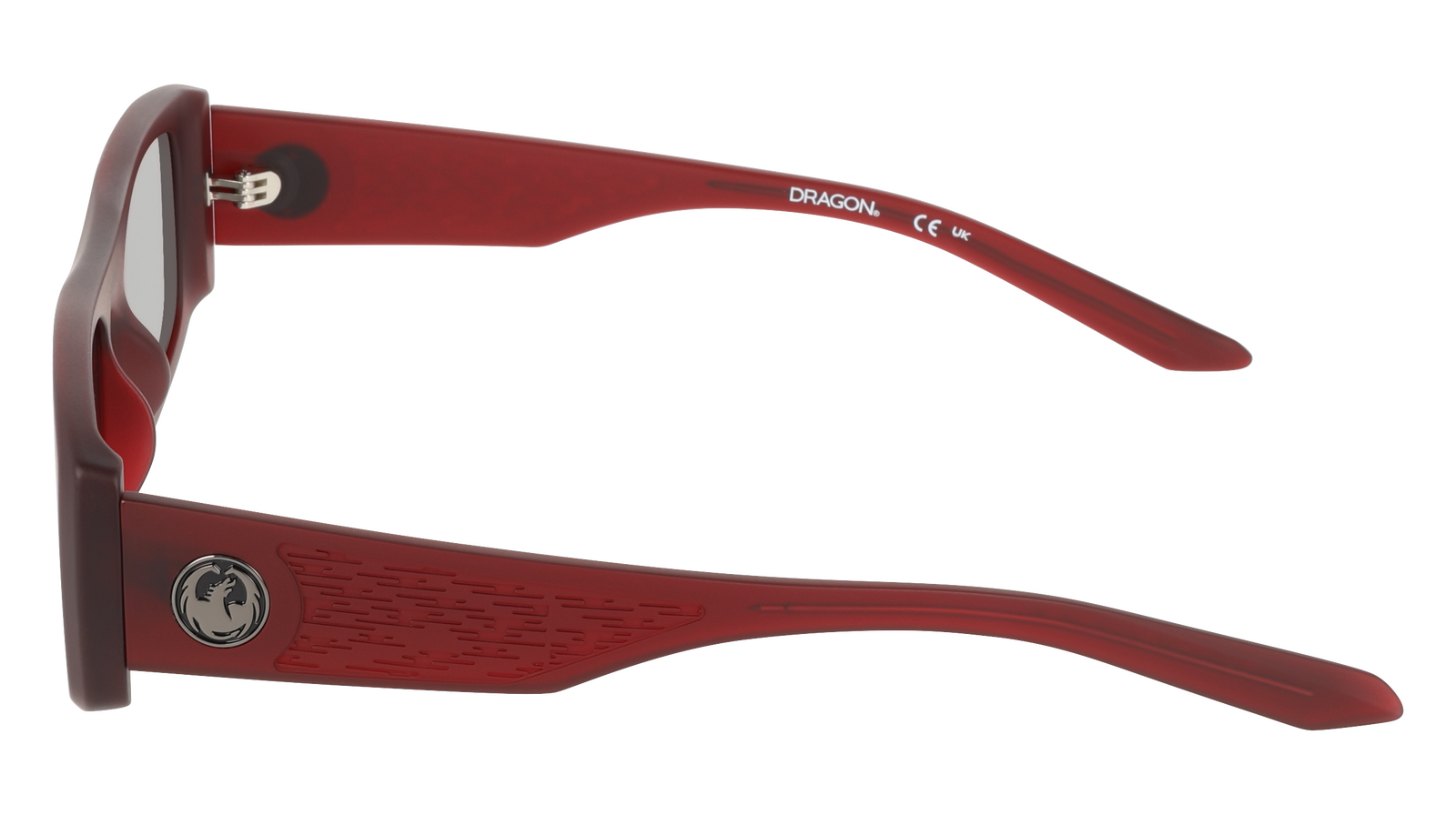Dragon Echo DR807S 500-52 Matte Stone Red Crystal / Smoke Luma Lenses