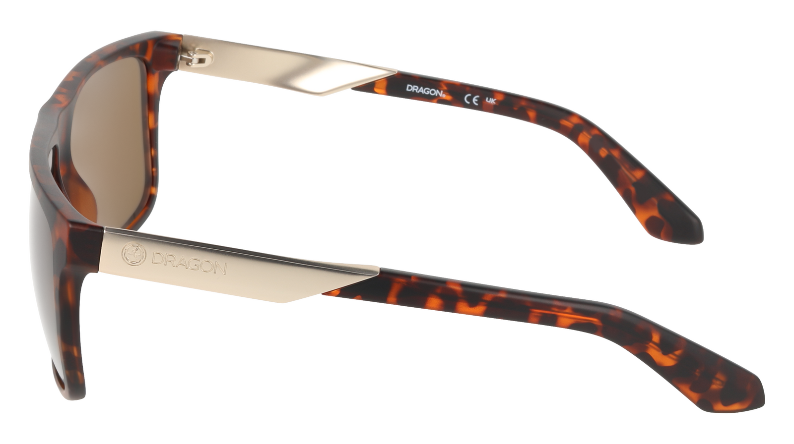 Dragon Vinyl DR45036 240-59 Matte Dark Tortoise / Brown Polarised Luma Lenses