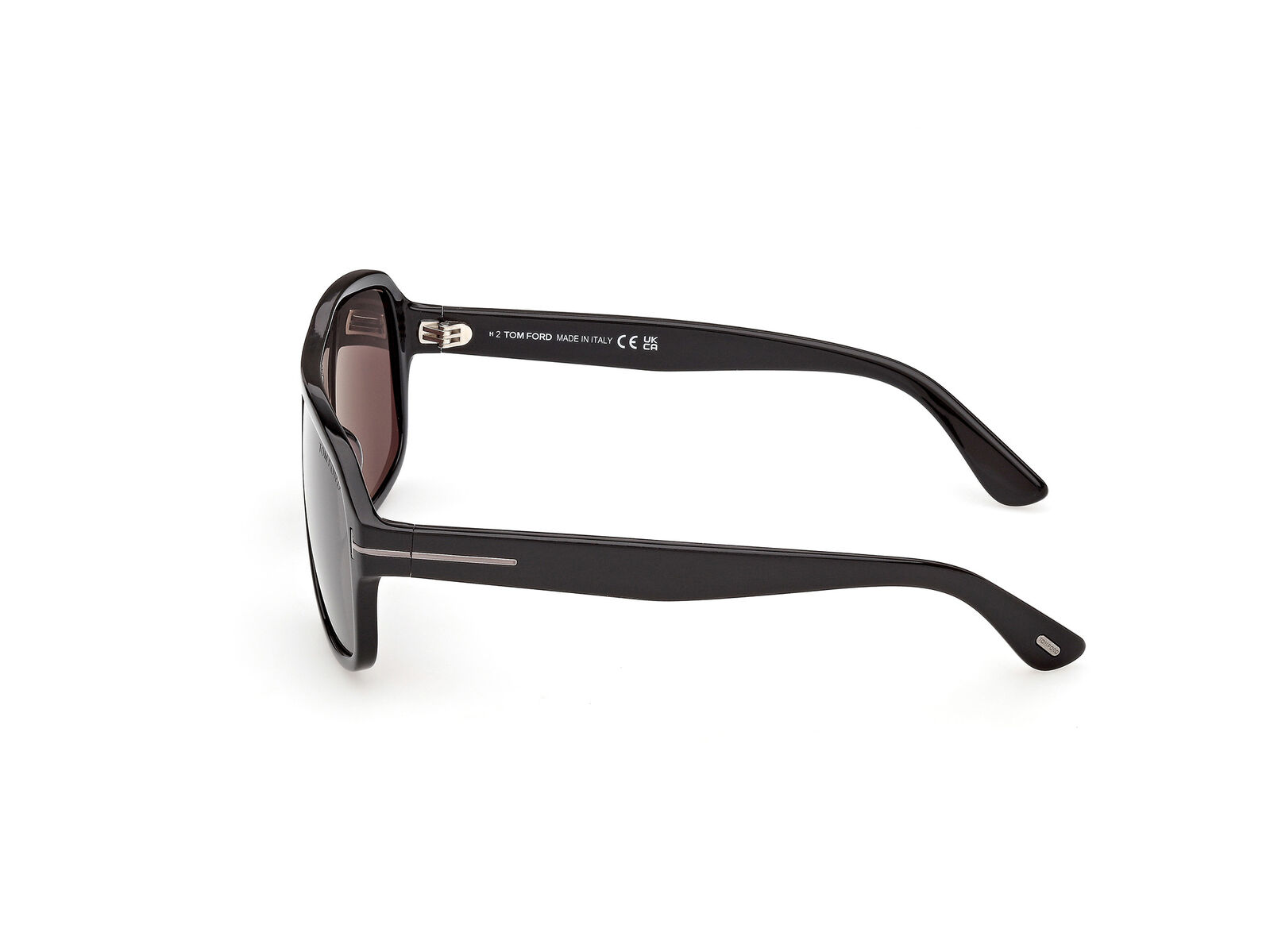 Tom Ford William-02 FT1335-N 01A Shiny Black / Smoke Lenses