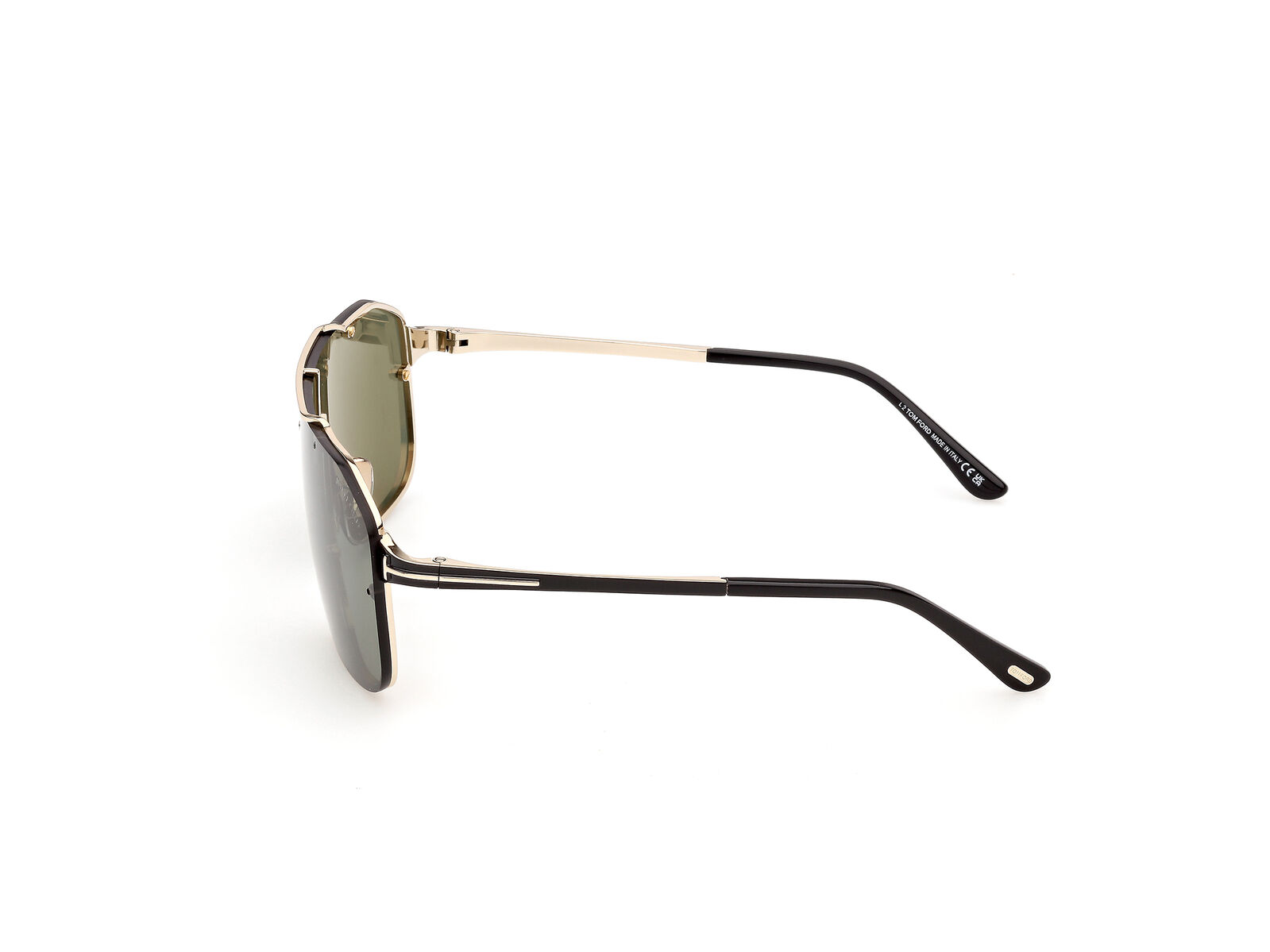 Tom Ford Rock-02 FT1411 32N Gold / Green Lenses