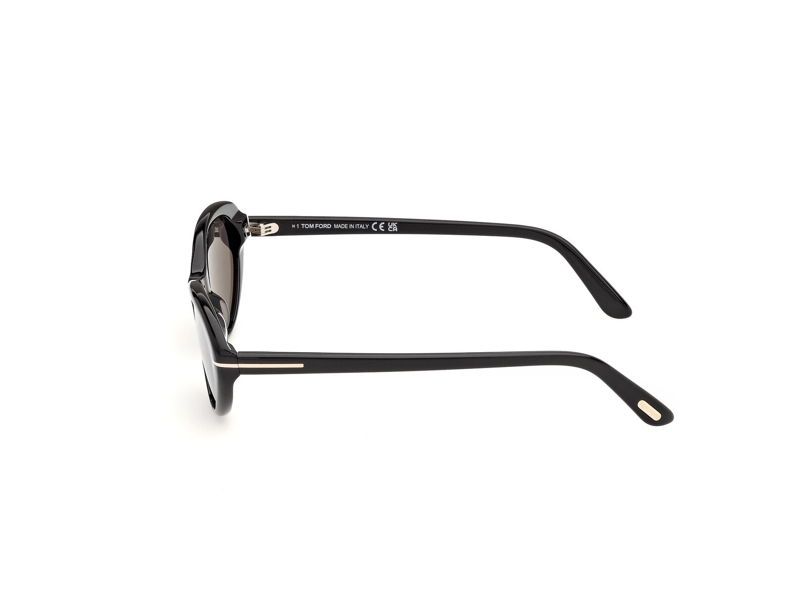 Tom Ford Celina-02 FT1413 01A Shiny Black / Smoke Lenses
