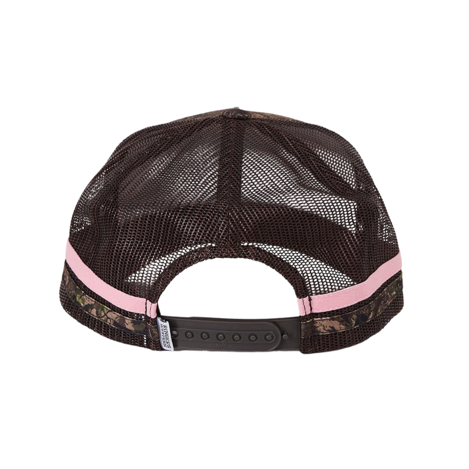 Ringers Western McCoy Trucker Cap Camo/Pastel Pink OSFM