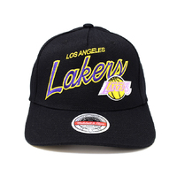 Mitchell & Ness Los Angeles Lakers NBA Classic Script Black OSFM MNLL11114