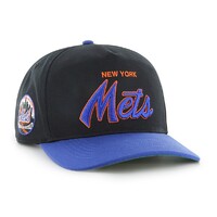 47 Brand New York Mets Cooperstown Black Crosstown Basic Two Tone 47 HITCH